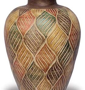 Vase with Lotus Petal Design