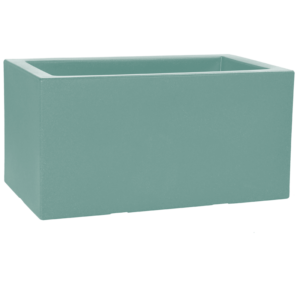 Rectangular Planter with Saucer - Olive